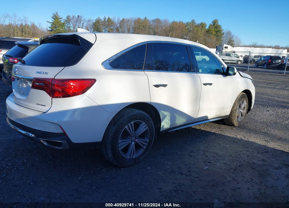 2020 ACURA MDX STANDARD VIN: 5J8YD4H37LL029352