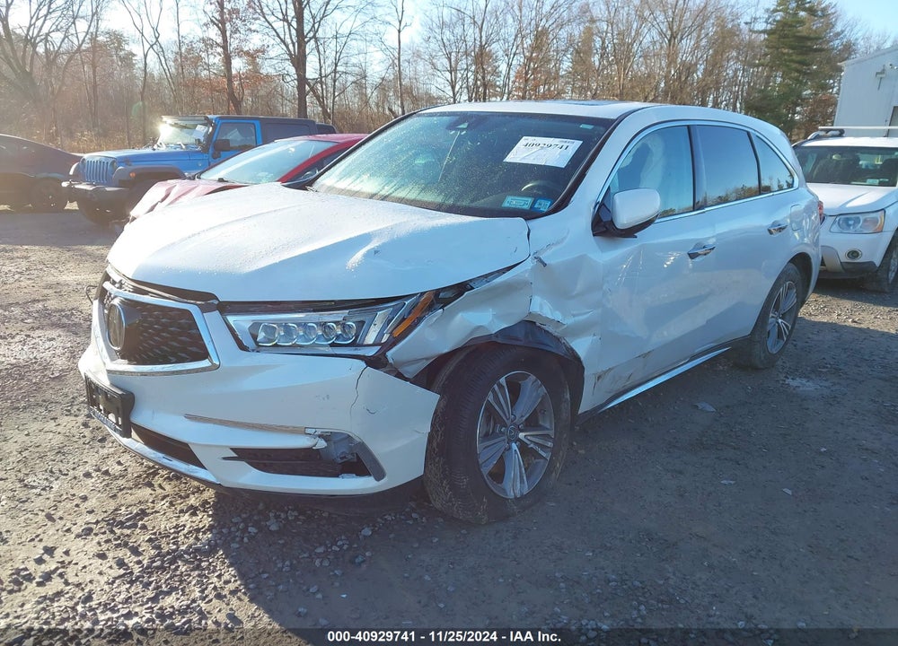 2020 ACURA MDX STANDARD VIN: 5J8YD4H37LL029352
