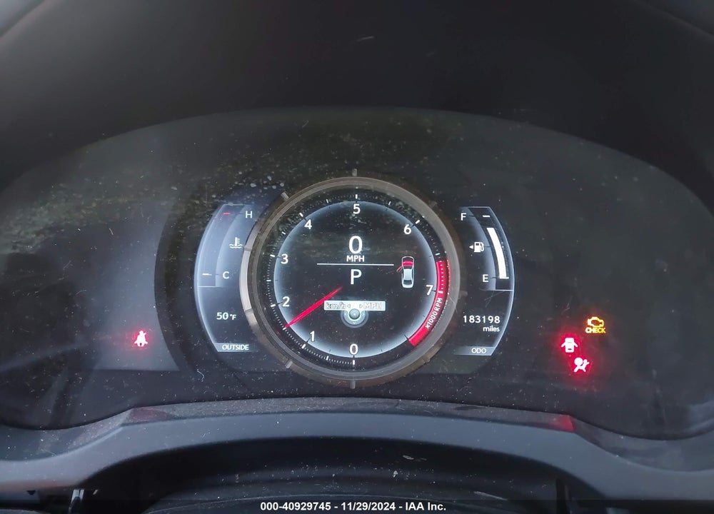 2015 LEXUS IS 250 VIN: JTHBF1D2XF5047961