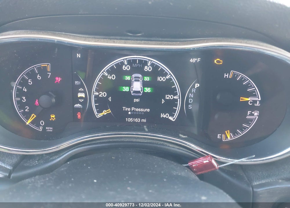 2014 JEEP GRAND CHEROKEE LIMITED VIN: 1C4RJFBG8EC517375