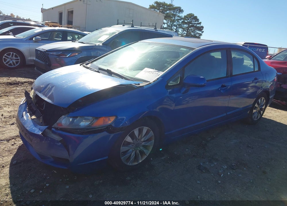 2009 HONDA CIVIC EX VIN: 1HGFA16899L001736