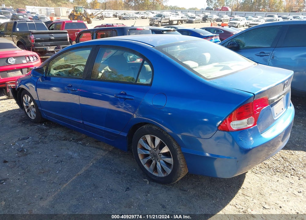 2009 HONDA CIVIC EX VIN: 1HGFA16899L001736