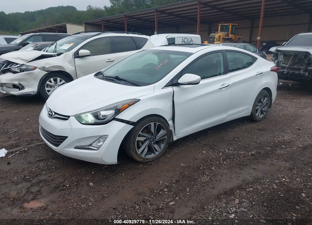 2015 HYUNDAI ELANTRA LIMITED VIN: 5NPDH4AE1FH612313