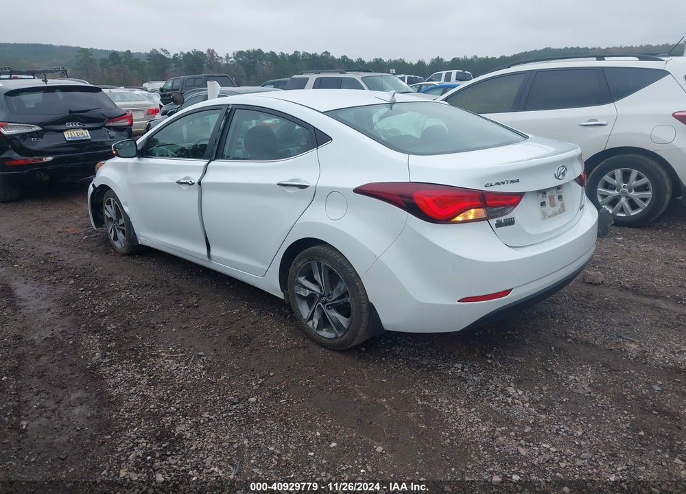 2015 HYUNDAI ELANTRA LIMITED VIN: 5NPDH4AE1FH612313