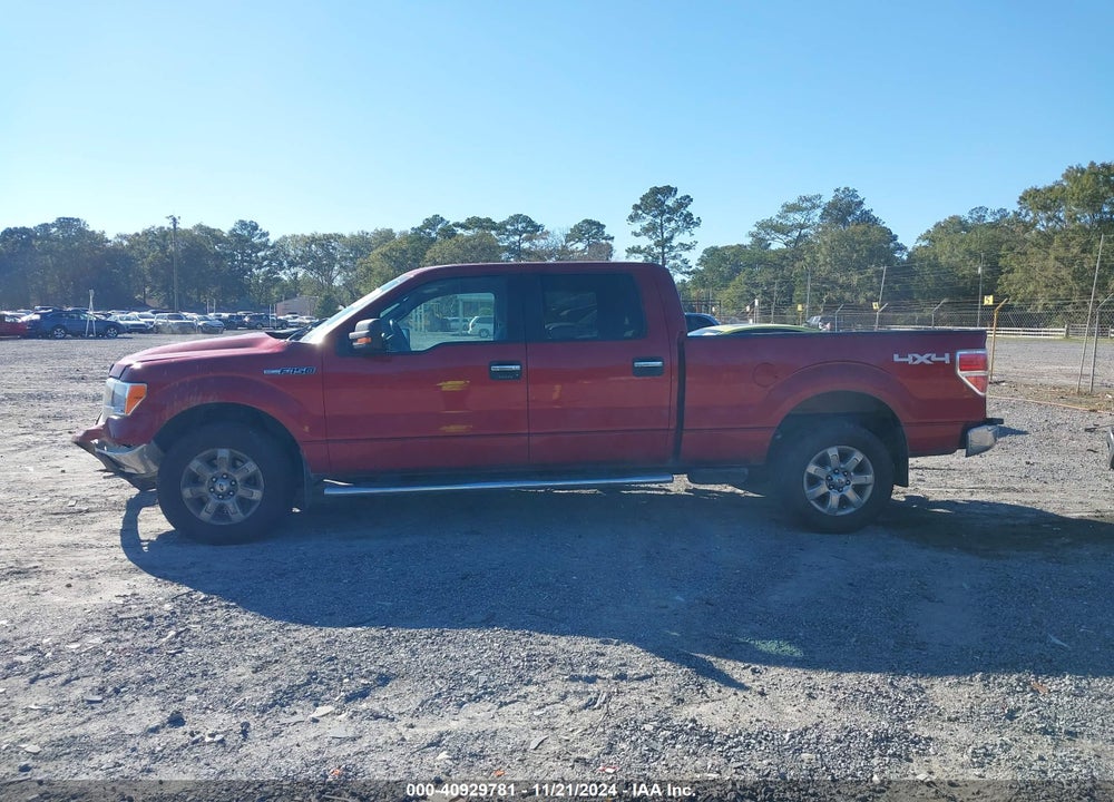 2013 FORD F-150 XLT VIN: 1FTFW1EF9DKE09572