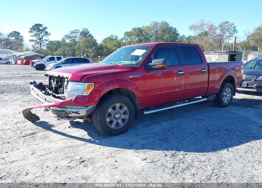 2013 FORD F-150 XLT VIN: 1FTFW1EF9DKE09572