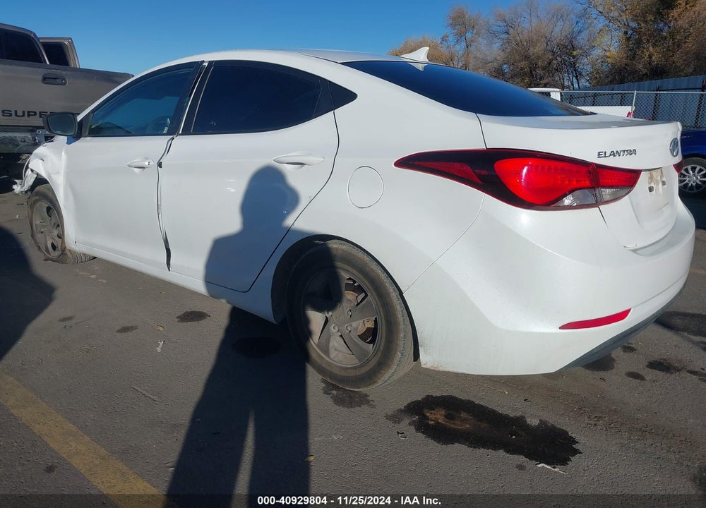 2015 HYUNDAI ELANTRA SE VIN: 5NPDH4AE6FH632282