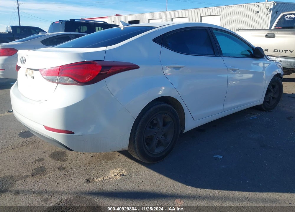 2015 HYUNDAI ELANTRA SE VIN: 5NPDH4AE6FH632282
