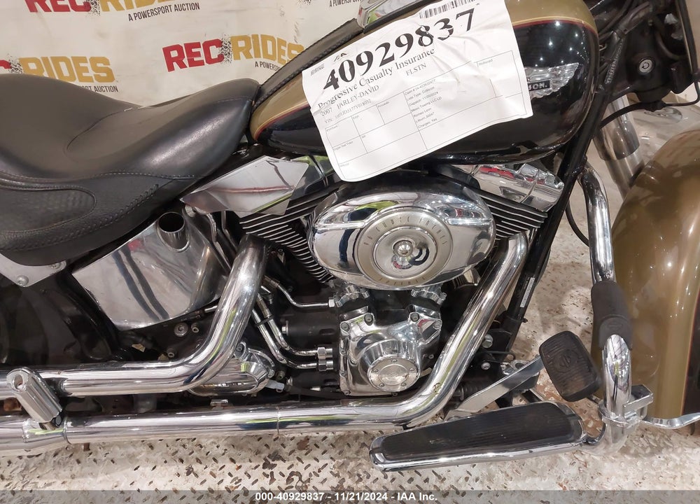 2007 HARLEY-DAVIDSON FLSTN VIN: 1HD1JD5177Y018032