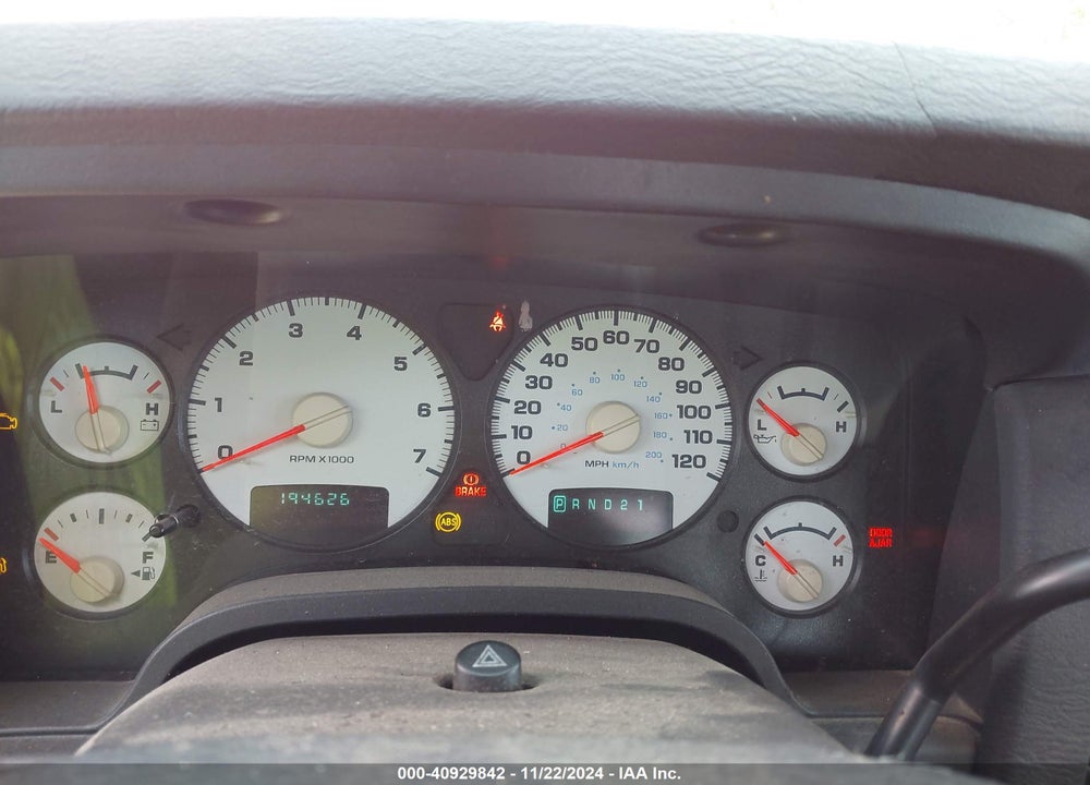 2003 DODGE RAM 1500 SLT/LARAMIE/ST VIN: 1D7HA18N43J536086