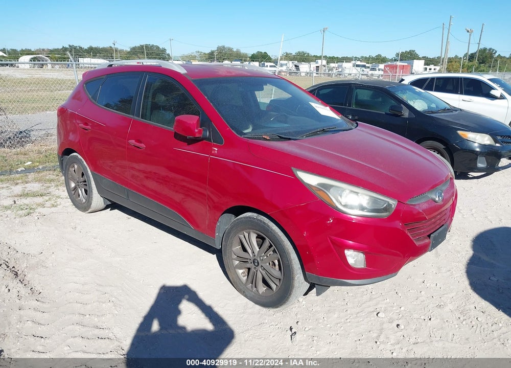 2014 HYUNDAI TUCSON SE VIN: KM8JU3AG6EU805549