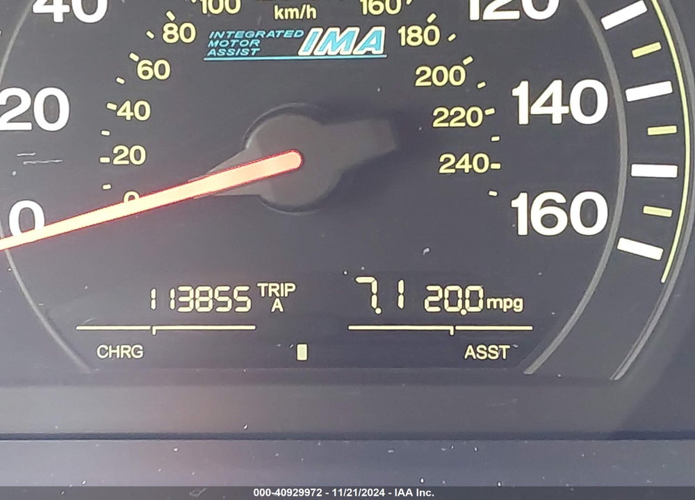 2005 HONDA ACCORD HYBRID IMA VIN: JHMCN36505C011636