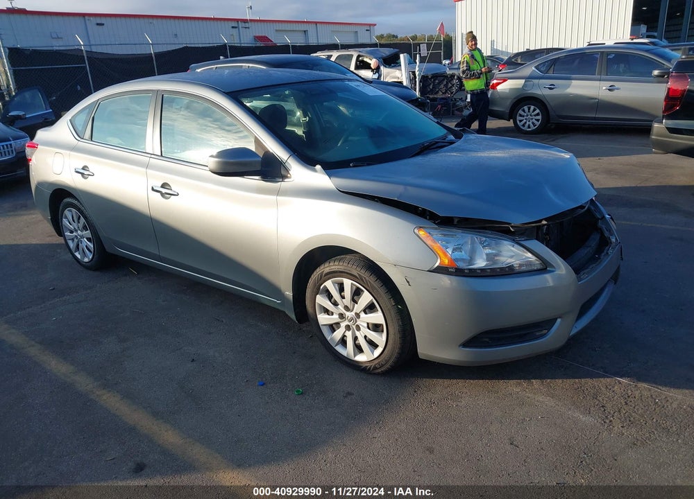 2013 NISSAN SENTRA SV VIN: 3N1AB7AP5DL630451