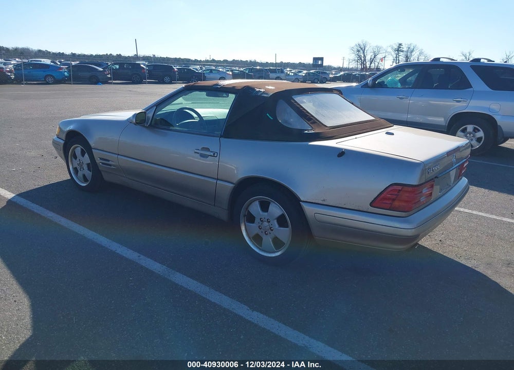 2000 MERCEDES-BENZ SL 500 VIN: WDBFA68F5YF193630