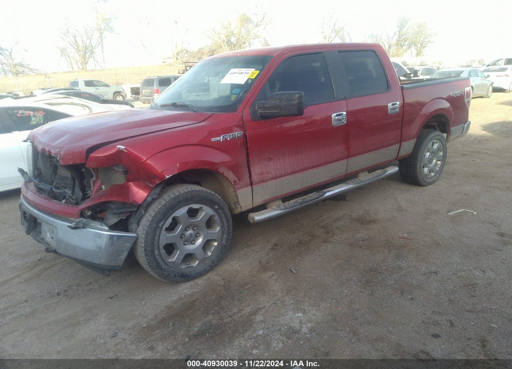 2009 FORD F-150 XLT VIN: 1FTPW14V69FA20496