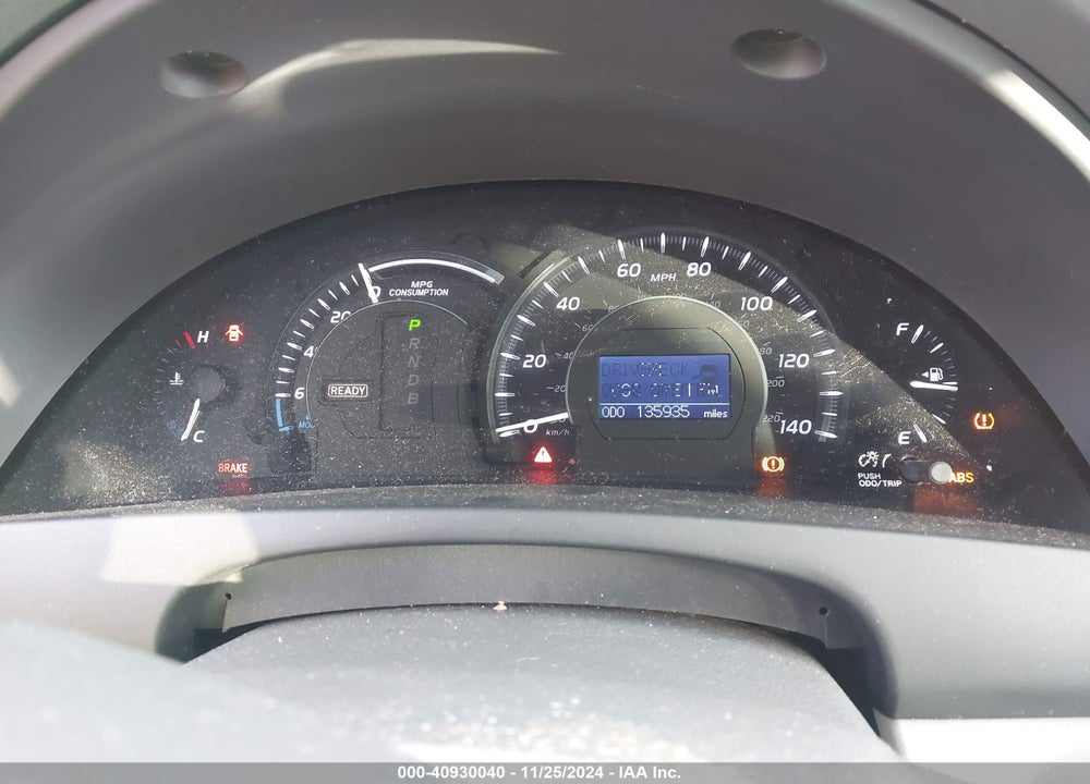 2008 TOYOTA CAMRY HYBRID VIN: 4T1BB46K88U034920