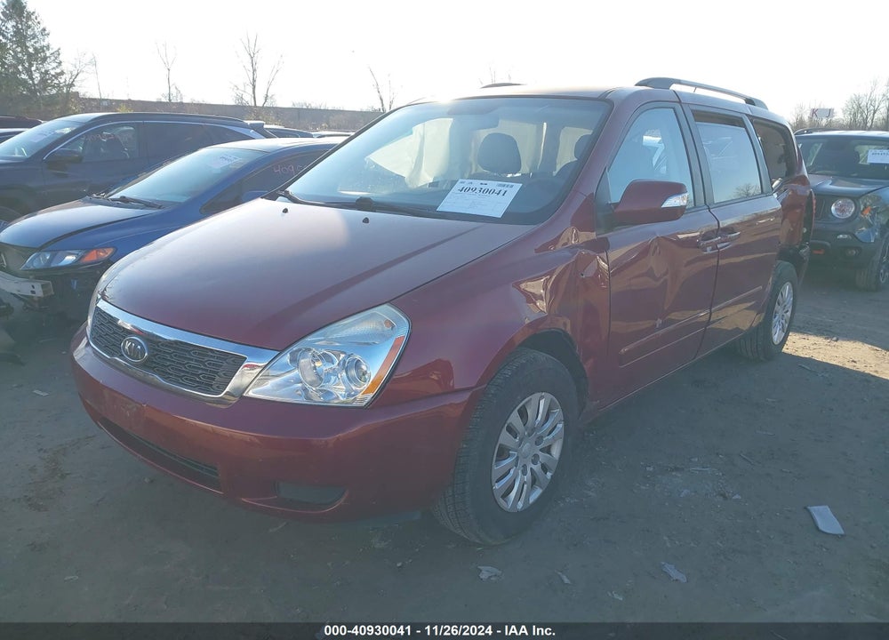 2012 KIA SEDONA LX VIN: KNDMG4C74C6447025