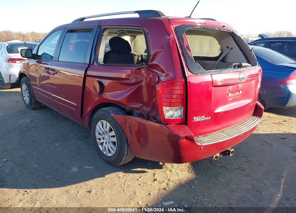 2012 KIA SEDONA LX VIN: KNDMG4C74C6447025