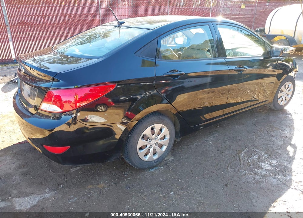 2016 HYUNDAI ACCENT SE VIN: KMHCT4AE8GU143038