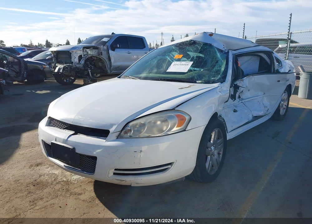 2013 CHEVROLET IMPALA LT VIN: 2G1WG5E35D1220596