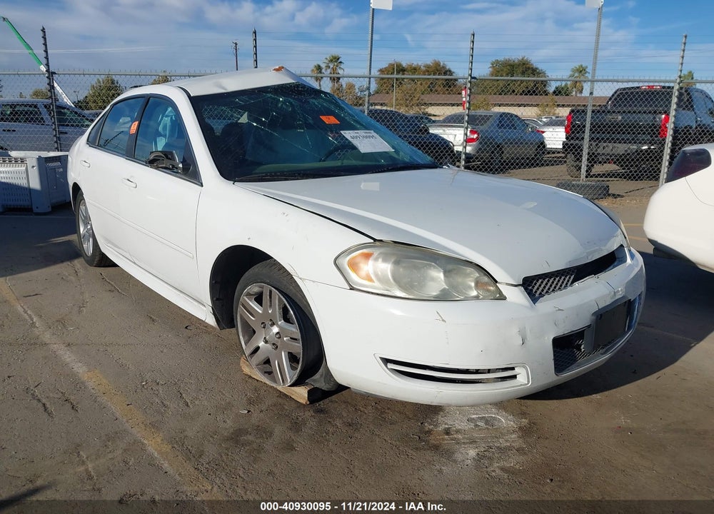 2013 CHEVROLET IMPALA LT VIN: 2G1WG5E35D1220596