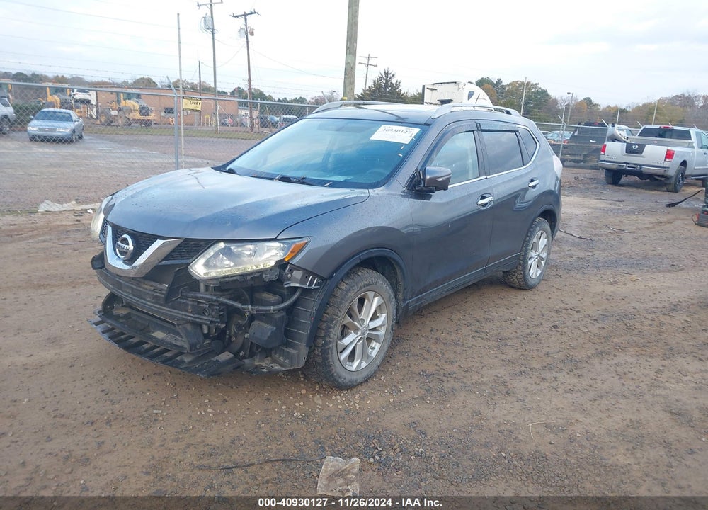 2015 NISSAN ROGUE SV VIN: 5N1AT2MV6FC783308