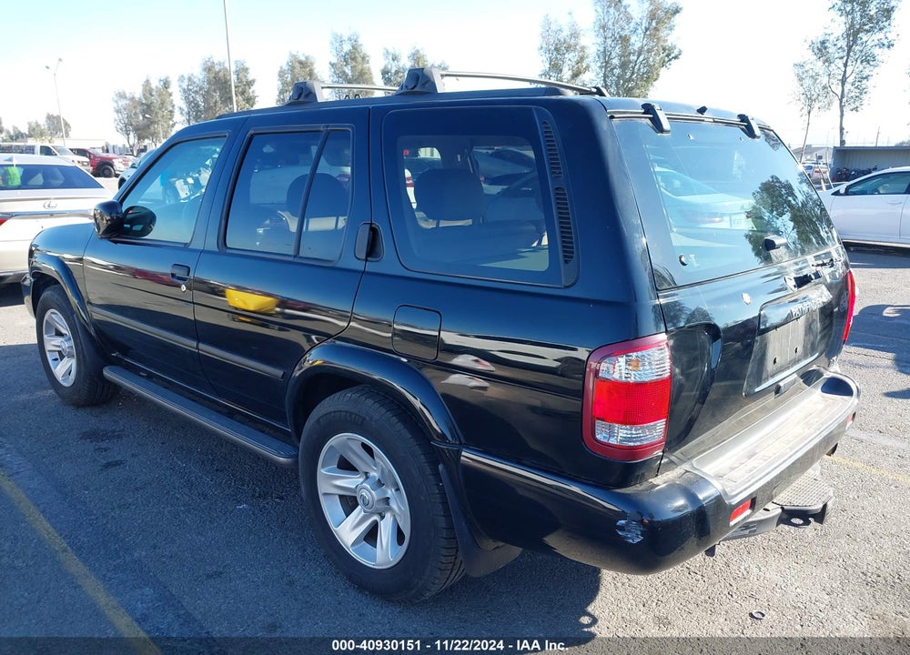 2002 NISSAN PATHFINDER LE VIN: JN8DR09X92W667001