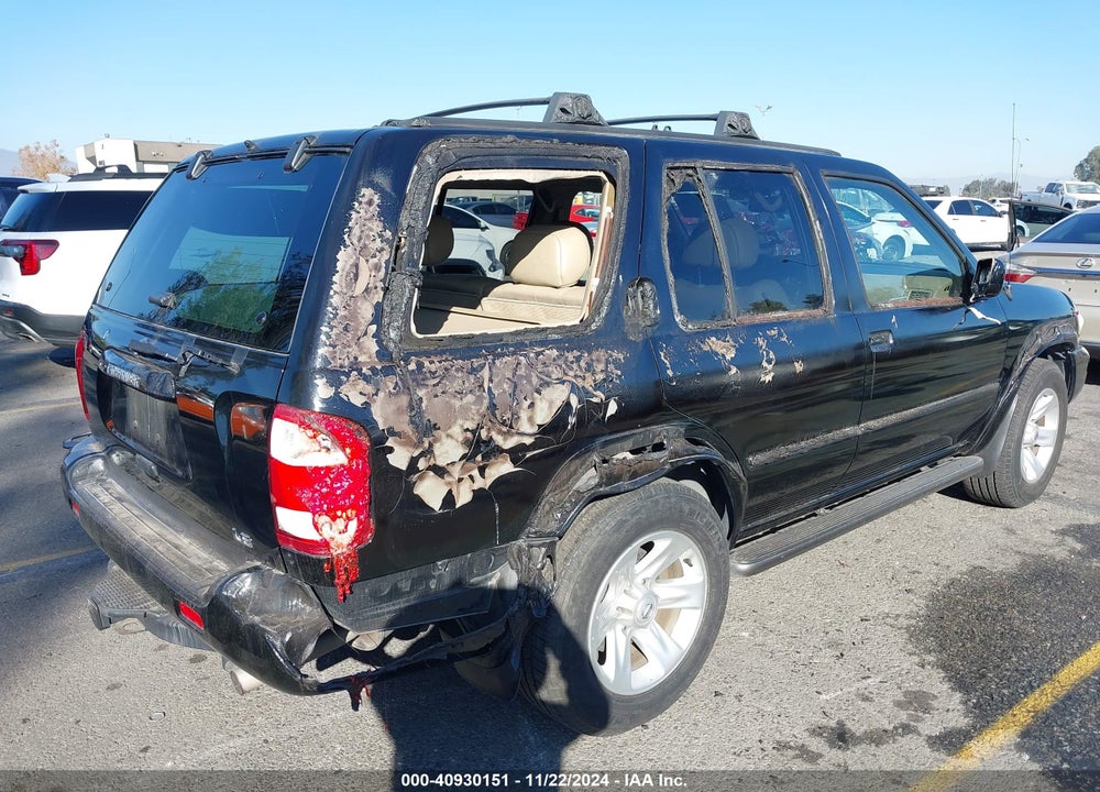 2002 NISSAN PATHFINDER LE VIN: JN8DR09X92W667001