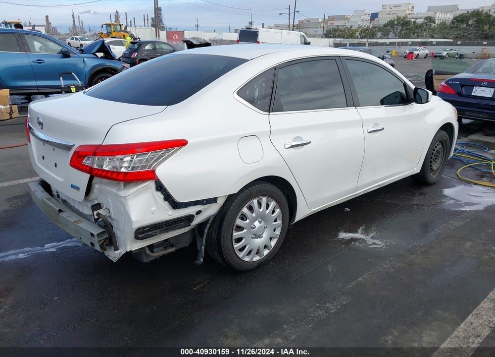 2013 NISSAN SENTRA S VIN: 3N1AB7AP8DL784085