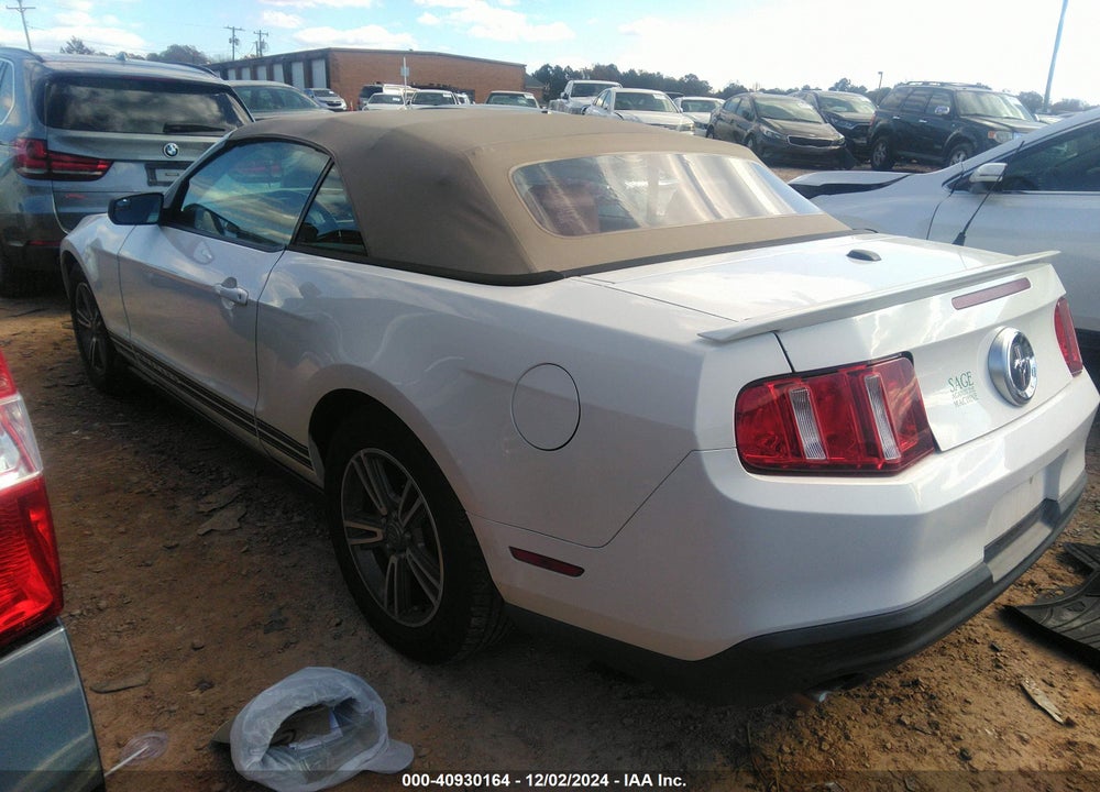2011 FORD MUSTANG V6 PREMIUM VIN: 1ZVBP8EM8B5119870