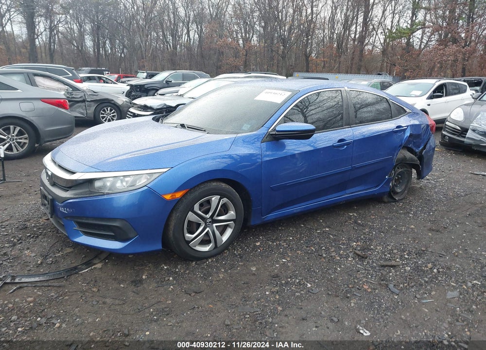 2017 HONDA CIVIC LX VIN: 19XFC2F52HE201997