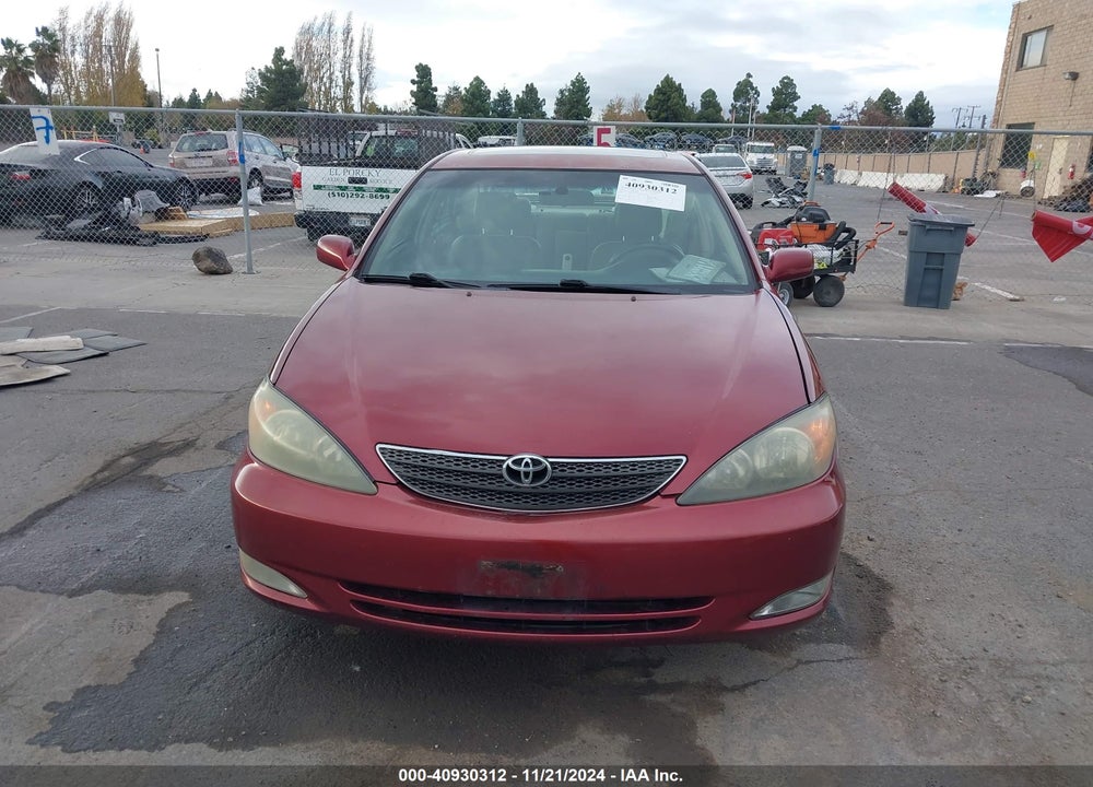 2004 TOYOTA CAMRY SE V6 VIN: 4T1BA30K94U502458