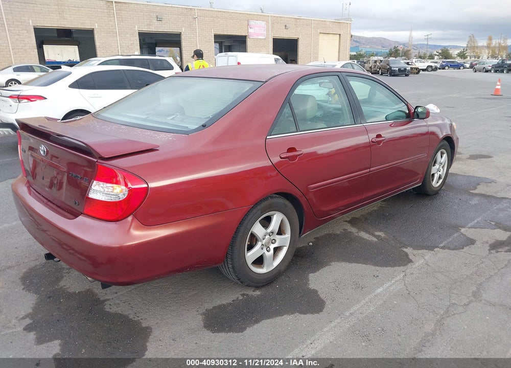 2004 TOYOTA CAMRY SE V6 VIN: 4T1BA30K94U502458