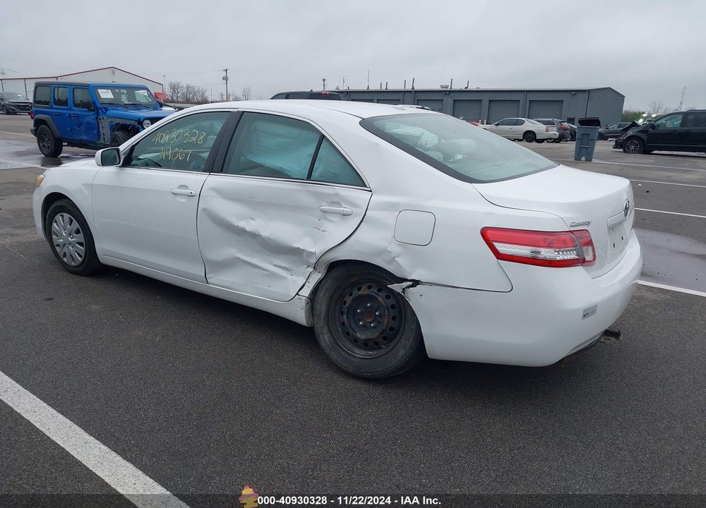 2010 TOYOTA CAMRY LE VIN: 4T4BF3EK6AR026651