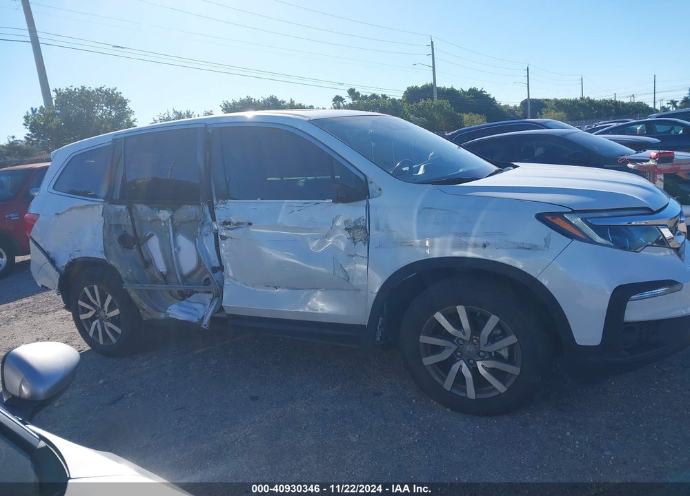 2022 HONDA PILOT 2WD EX-L VIN: 5FNYF5H5XNB016293