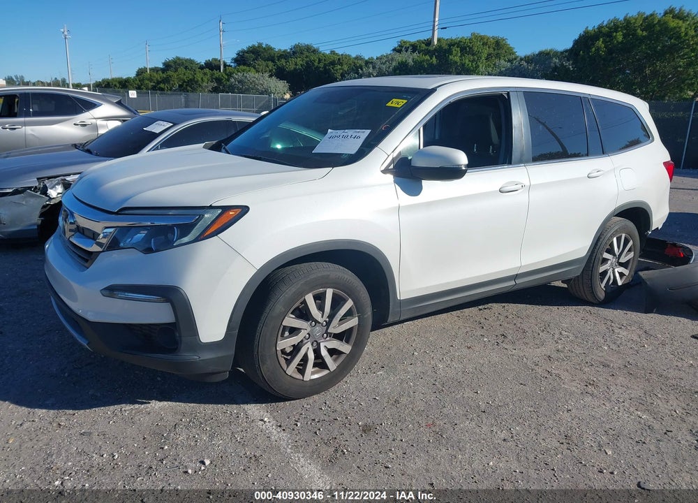 2022 HONDA PILOT 2WD EX-L VIN: 5FNYF5H5XNB016293