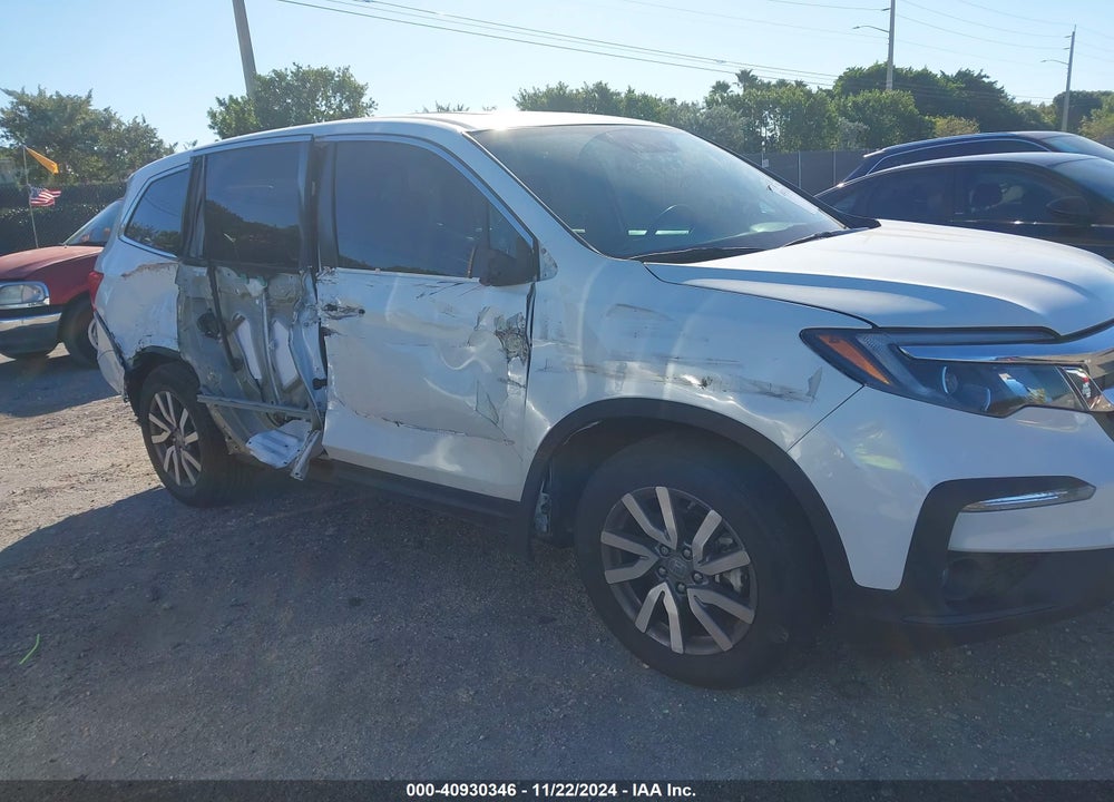 2022 HONDA PILOT 2WD EX-L VIN: 5FNYF5H5XNB016293