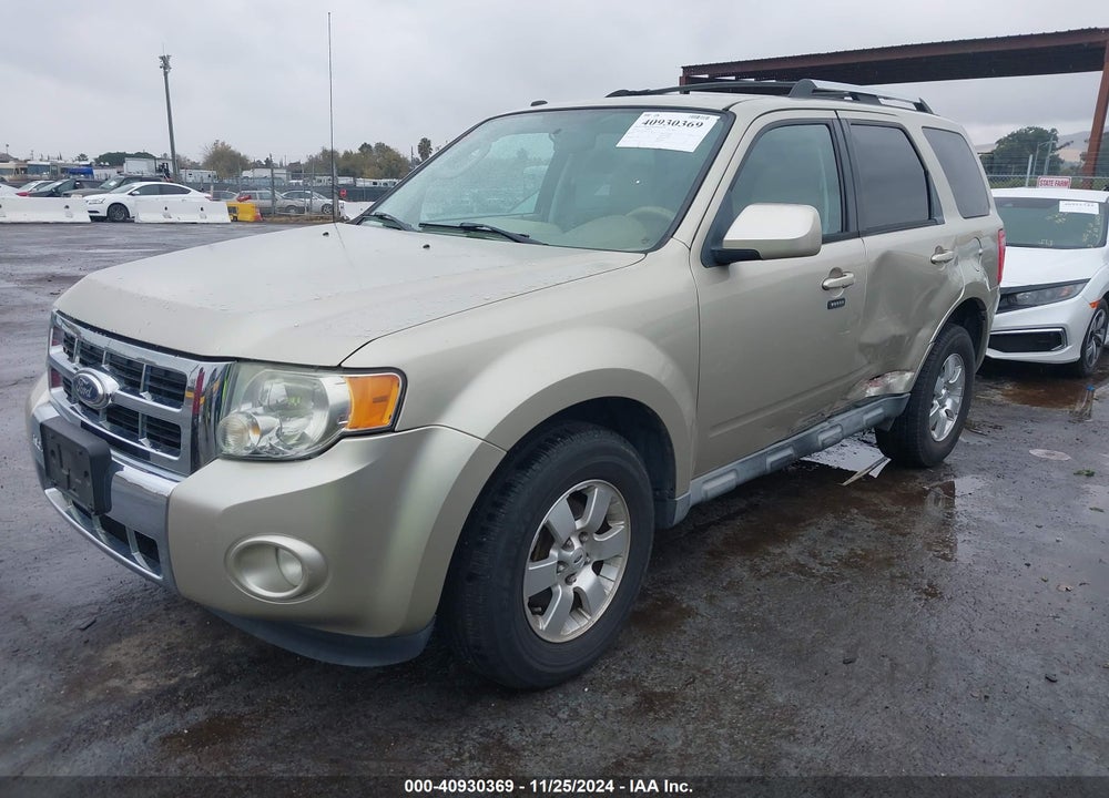 2010 FORD ESCAPE LIMITED VIN: 1FMCU0EG6AKA72183