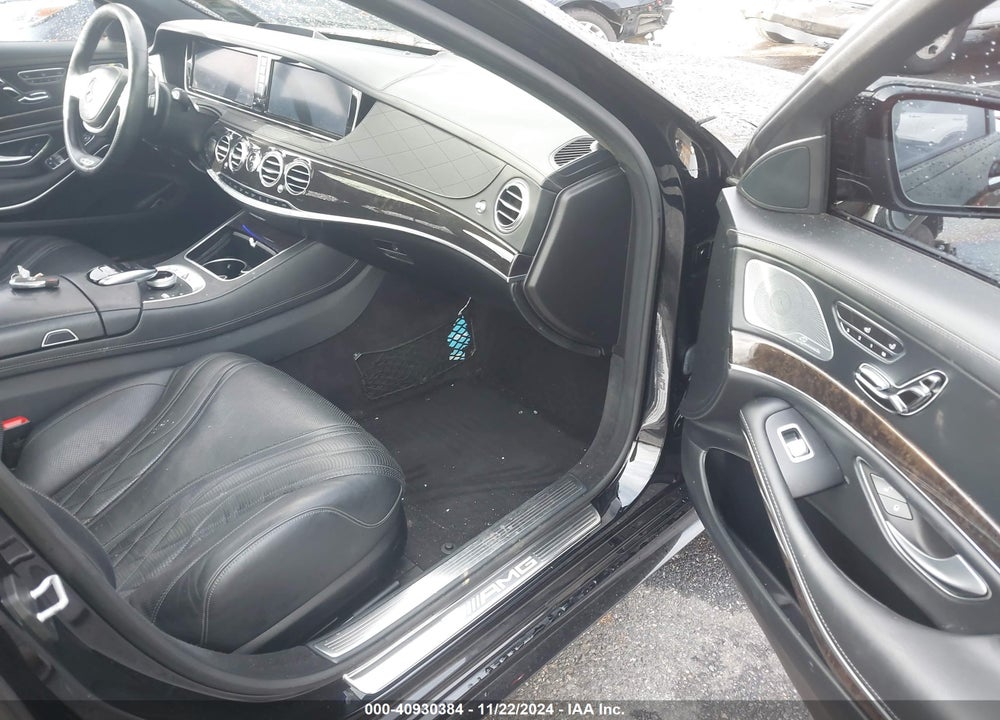 2015 MERCEDES-BENZ S 63 AMG 4MATIC VIN: WDDUG7JB6FA198405
