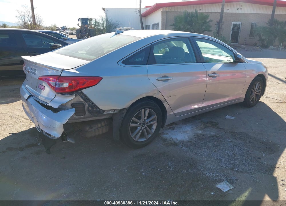 2016 HYUNDAI SONATA SE VIN: 5NPE24AF1GH317048