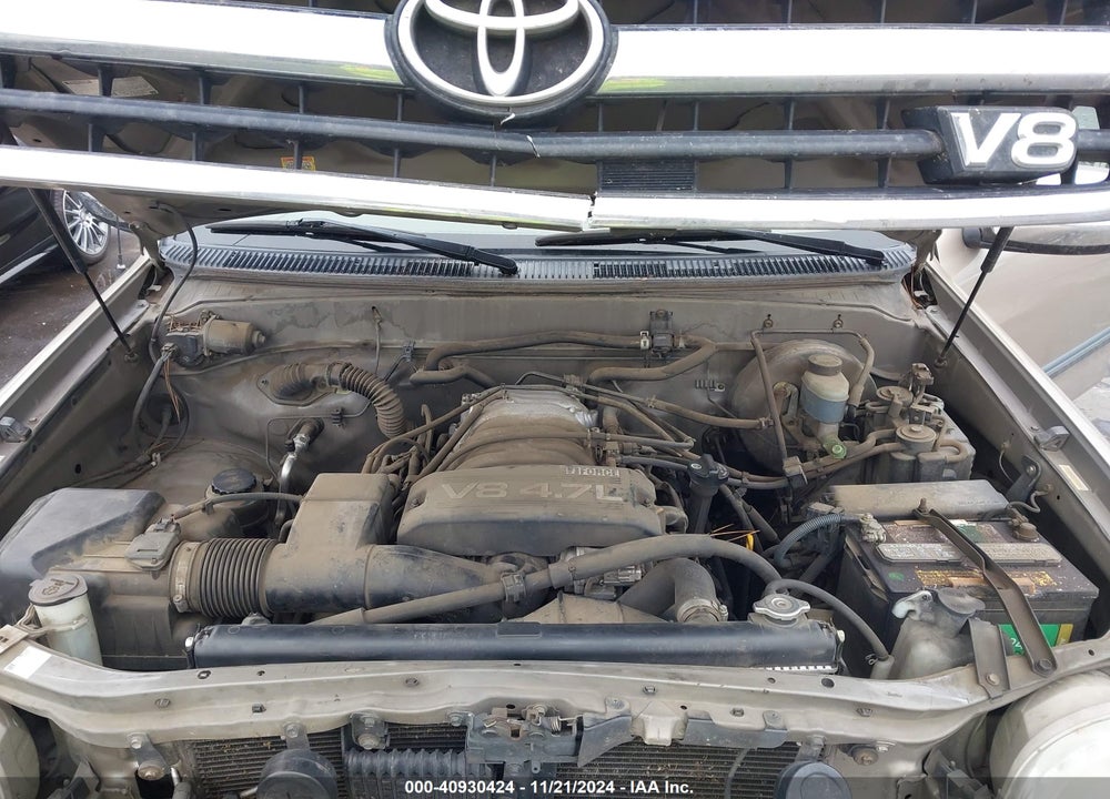 2002 TOYOTA TUNDRA SR5 V8 VIN: 5TBBT44162S250619