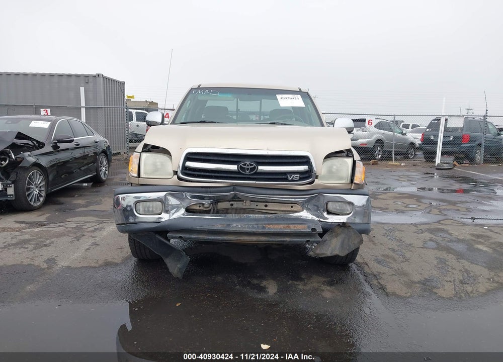 2002 TOYOTA TUNDRA SR5 V8 VIN: 5TBBT44162S250619