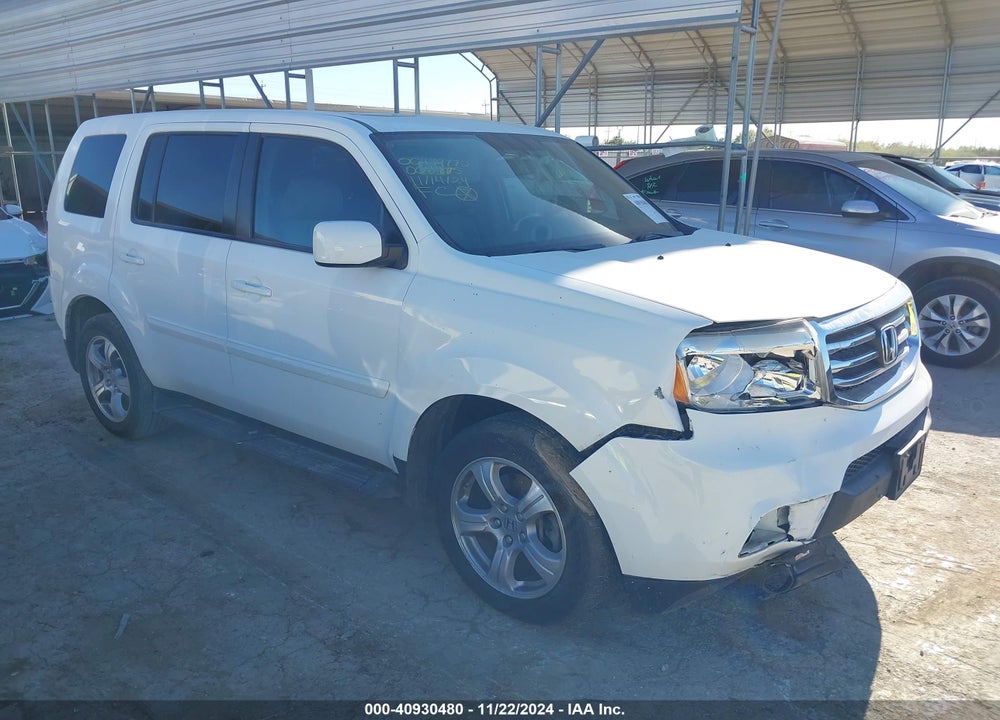 2013 HONDA PILOT EX-L VIN: 5FNYF3H56DB008775
