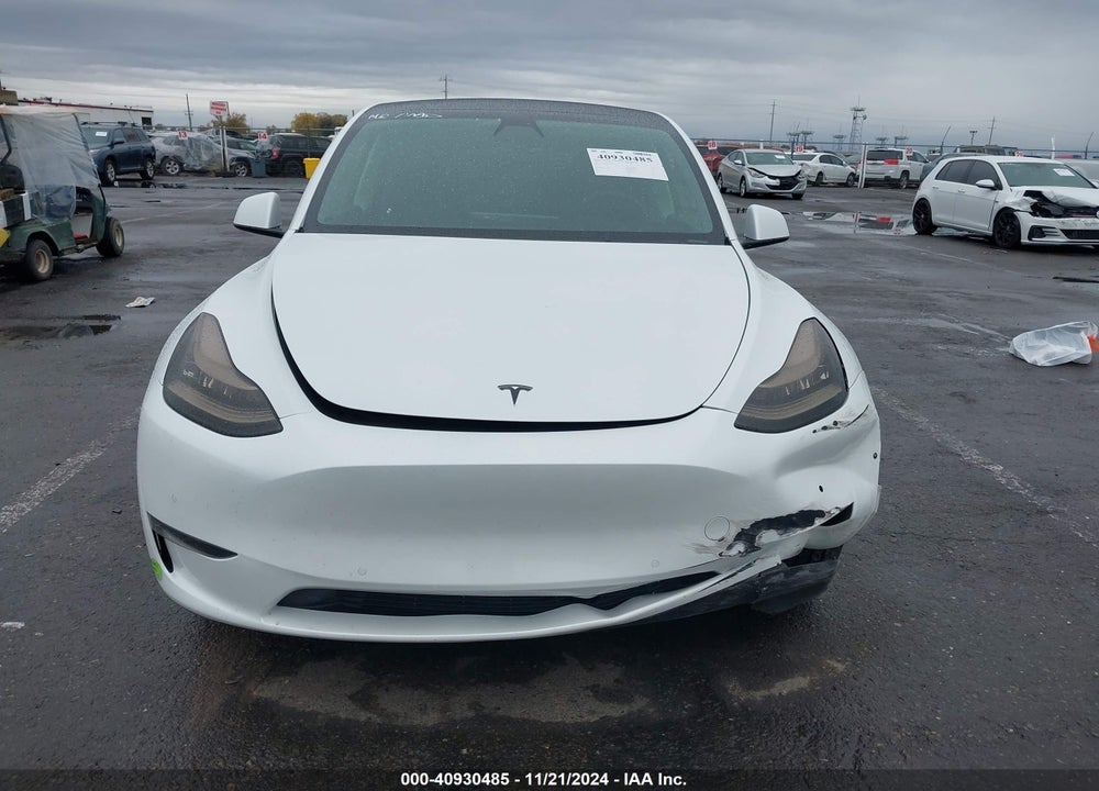 2021 TESLA MODEL Y LONG RANGE DUAL MOTOR ALL-WHEEL DRIVE VIN: 5YJYGDEE8MF097806