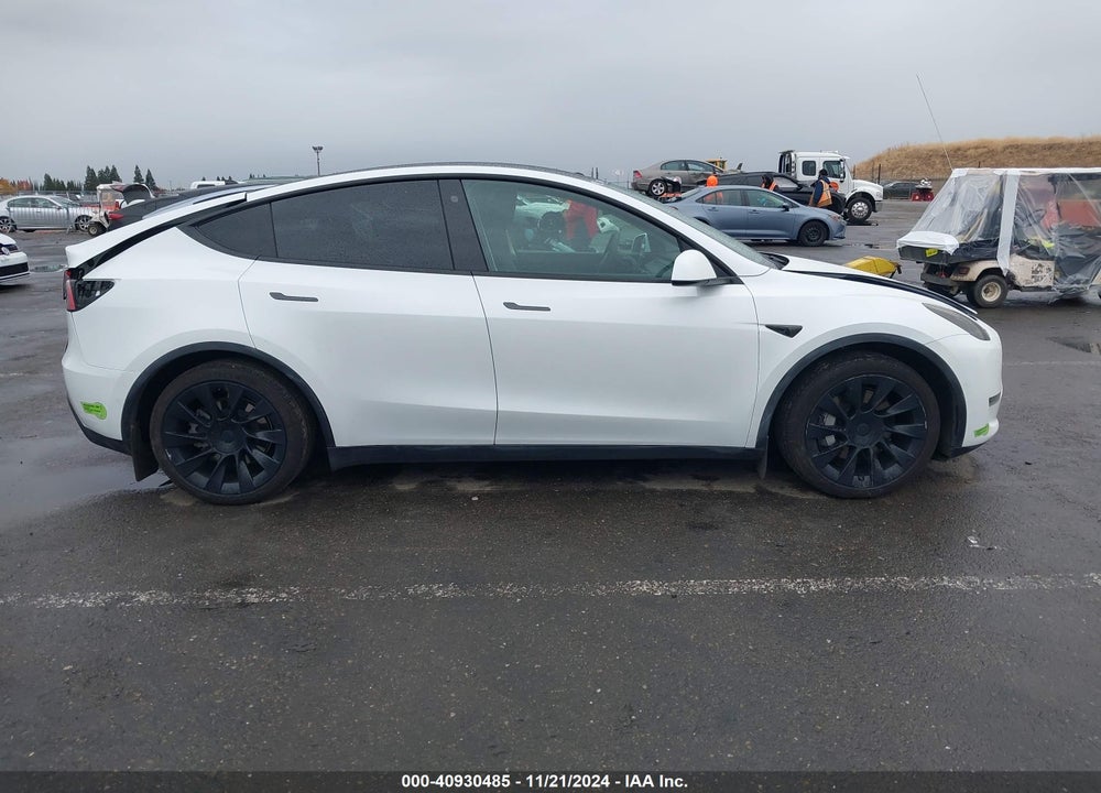 2021 TESLA MODEL Y LONG RANGE DUAL MOTOR ALL-WHEEL DRIVE VIN: 5YJYGDEE8MF097806
