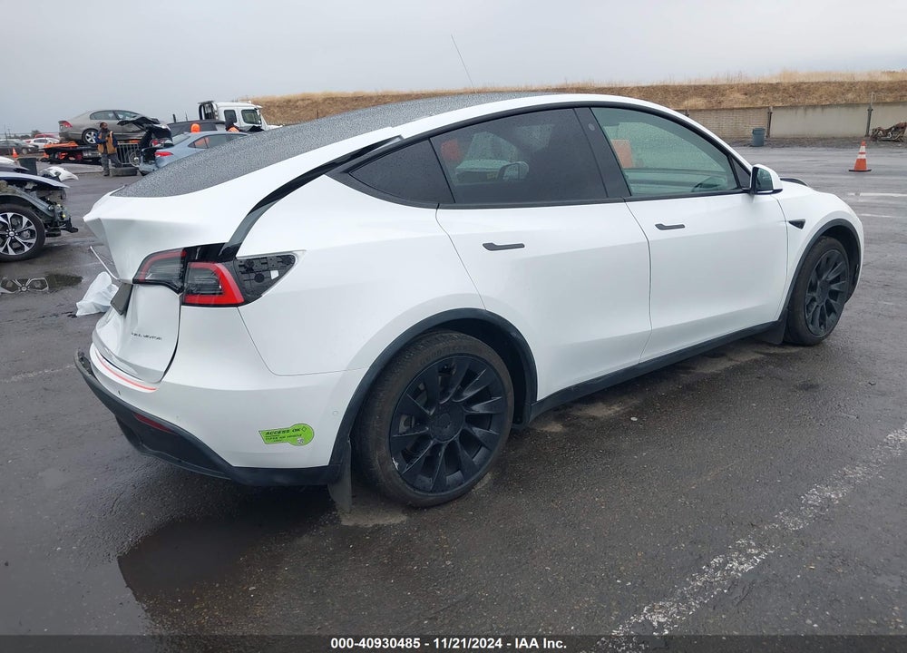 2021 TESLA MODEL Y LONG RANGE DUAL MOTOR ALL-WHEEL DRIVE VIN: 5YJYGDEE8MF097806