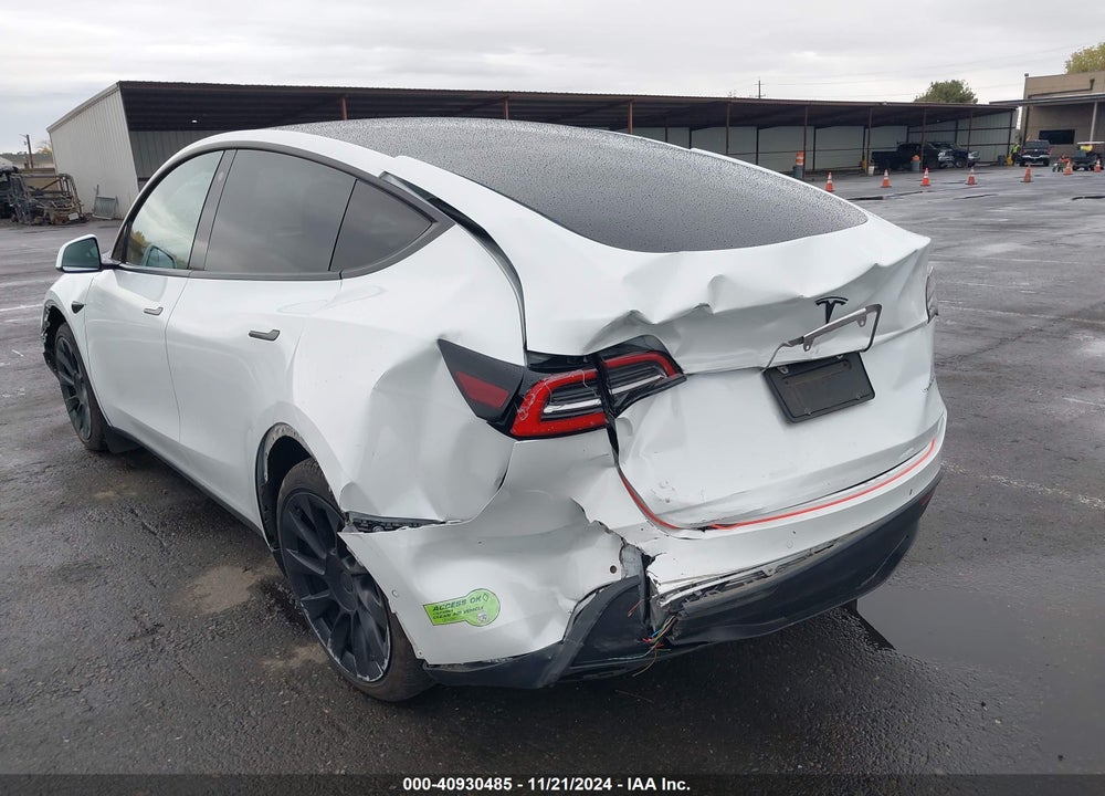 2021 TESLA MODEL Y LONG RANGE DUAL MOTOR ALL-WHEEL DRIVE VIN: 5YJYGDEE8MF097806