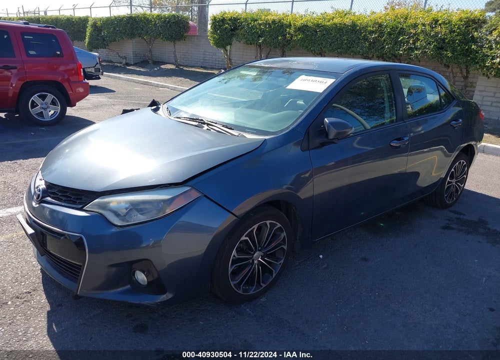 2015 TOYOTA COROLLA S PLUS VIN: 5YFBURHE8FP321588