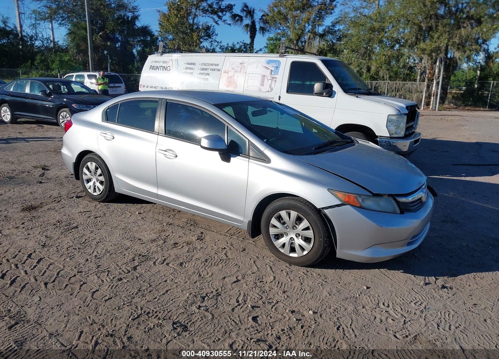 2012 HONDA CIVIC LX VIN: 2HGFB2F57CH558920