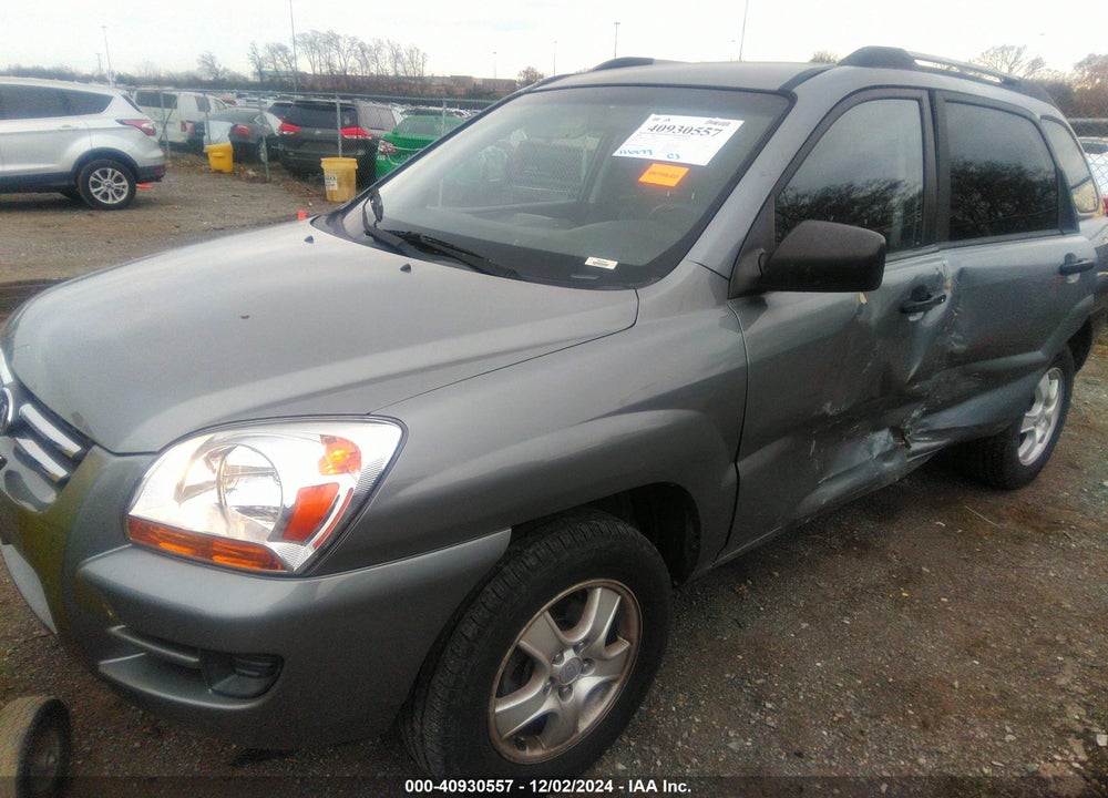 2008 KIA SPORTAGE LX VIN: KNDJF724X87479025